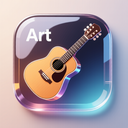 icon_art_guitar_glassy icon preview