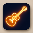 icon_art_guitar_glow_effect icon preview