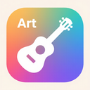 icon_art_guitar_gradient icon preview