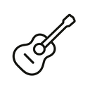 icon_art_guitar_minimal_outline icon preview