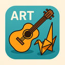 icon_art_guitar_origami icon preview