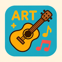 icon_art_guitar_playful icon preview