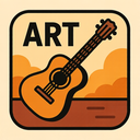 icon_art_guitar_retro icon preview