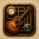 icon_art_guitar_steampunk icon preview