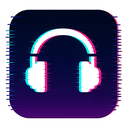 icon_art_headphones_digital_glitch icon preview