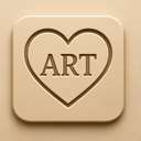 icon_art_heart_embossed icon preview
