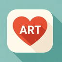 icon_art_heart_flat_design icon preview