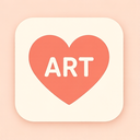 icon_art_heart_flat_pastel icon preview