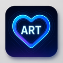 icon_art_heart_futuristic icon preview