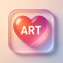 icon_art_heart_glassy icon preview