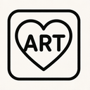 icon_art_heart_monochrome icon preview