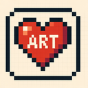 icon_art_heart_pixel_art icon preview