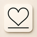 icon_art_heart_thin icon preview