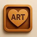 icon_art_heart_wooden icon preview