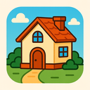 icon_art_house_cartoon icon preview