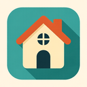 icon_art_house_flat_design icon preview