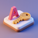 icon_art_key_3d_isometric icon preview