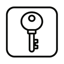 icon_art_key_minimal_outline icon preview