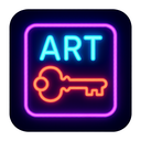 icon_art_key_neon icon preview