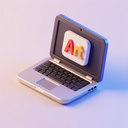 icon_art_laptop_3d_isometric icon preview