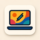 icon_art_laptop_abstract icon preview