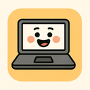 icon_art_laptop_cartoon icon preview