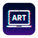 icon_art_laptop_digital_glitch icon preview