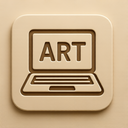 icon_art_laptop_embossed icon preview