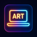 icon_art_laptop_glow_effect icon preview