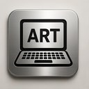 icon_art_laptop_metallic icon preview