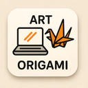icon_art_laptop_origami icon preview