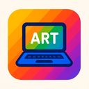 icon_art_laptop_vibrant_colors icon preview