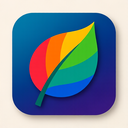 icon_art_leaf_vibrant_colors icon preview