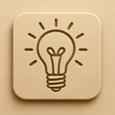 icon_art_light_bulb_embossed icon preview