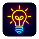 icon_art_light_bulb_neon icon preview