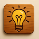 icon_art_light_bulb_wooden icon preview