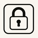 icon_art_lock_monochrome icon preview