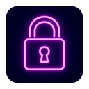 icon_art_lock_neon icon preview