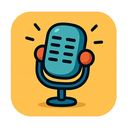 icon_art_microphone_cartoon icon preview