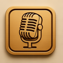 icon_art_microphone_embossed icon preview