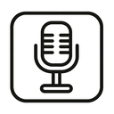 icon_art_microphone_outline icon preview