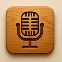 icon_art_microphone_wooden icon preview