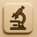 icon_art_microscope_embossed icon preview