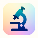 icon_art_microscope_gradient icon preview