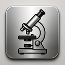 icon_art_microscope_metallic icon preview