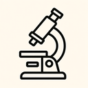 icon_art_microscope_minimal_outline icon preview