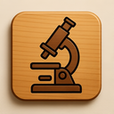 icon_art_microscope_wooden icon preview