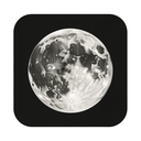 icon_art_moon_monochrome icon preview