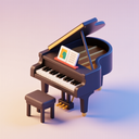 icon_art_piano_3d_isometric icon preview