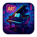 icon_art_piano_cyberpunk icon preview